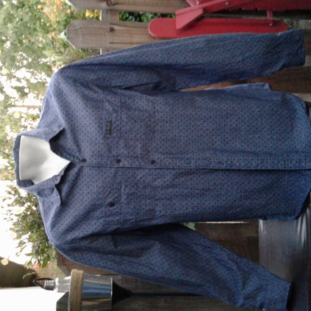 Men's US polo button-down long sleeve slim fit extra large